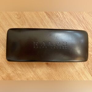 Ralph Lauren black hard case glasses sunglasses unisex